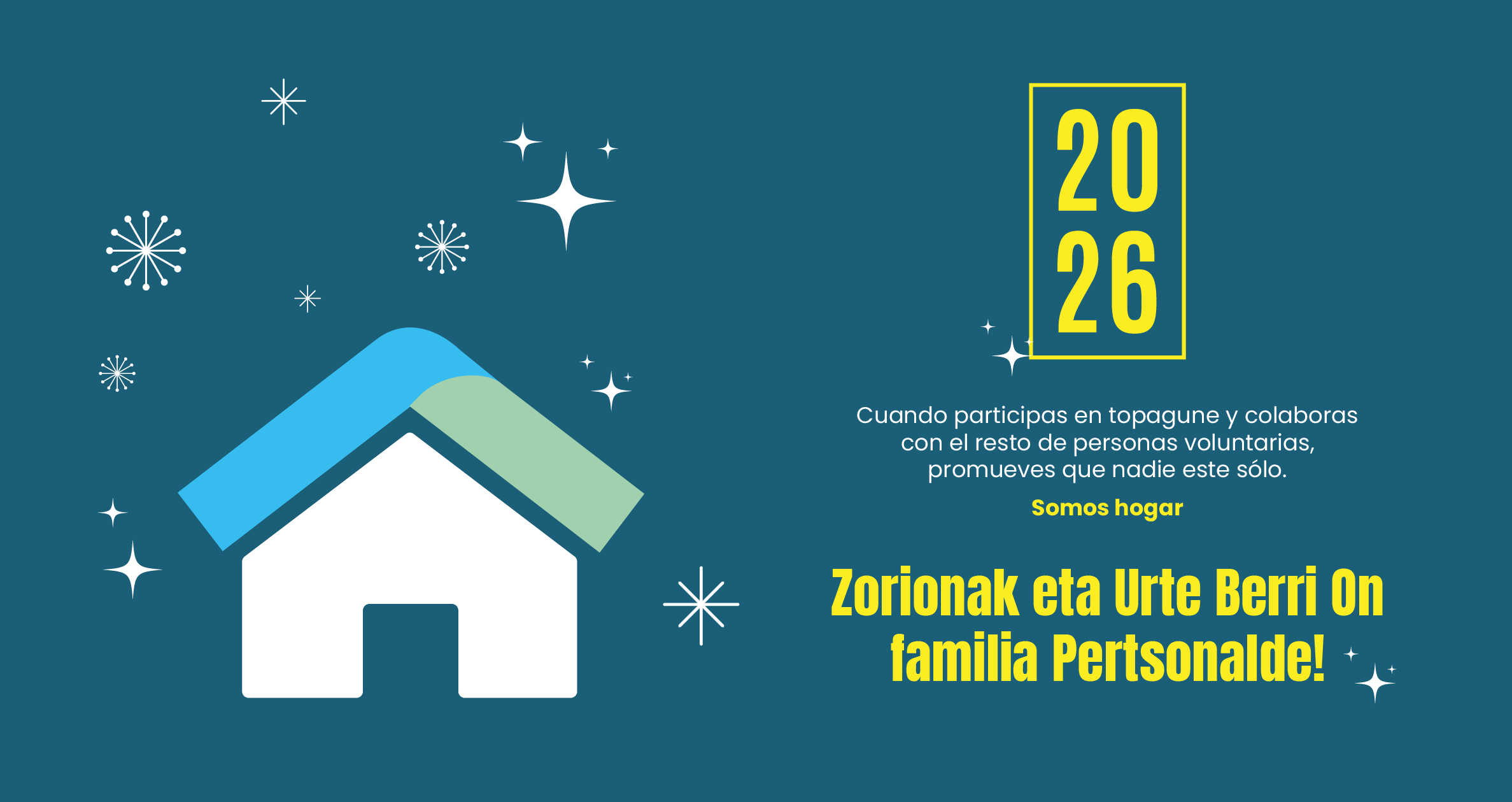 Gracias a todas las personas que sois hogar para otras